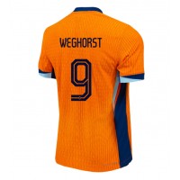 Camiseta Países Bajos Wout Weghorst #9 Primera Equipación Replica Eurocopa 2024 mangas cortas